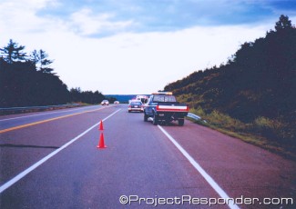 Crash somewhere in Canada 1987