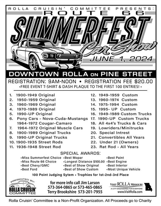 Route 66 Summerfest Car Show